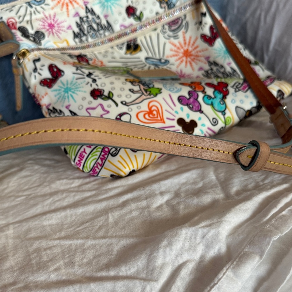 Dooney & Bourke Disney Sketch Print Nylon Crossbody Bag, EUC - Picture 10 of 10